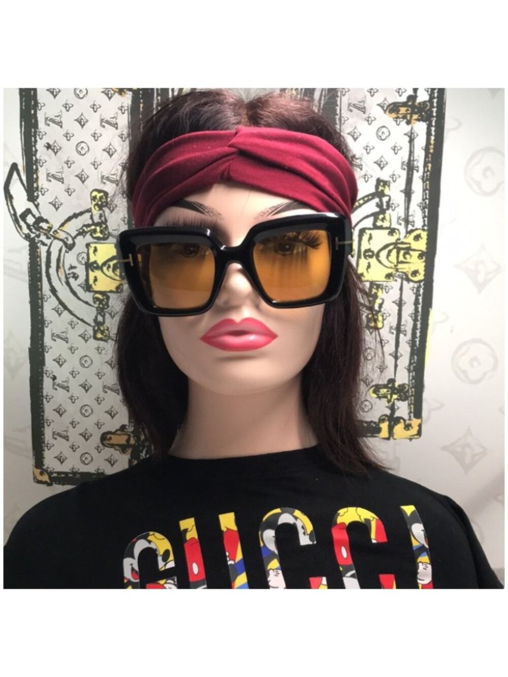 Tom Ford FT1157 Esme 01E Black Yellow New